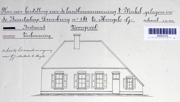 bouwtekening mei 1908